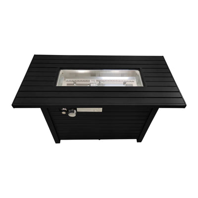Outdoor Fire Pit Table With Lid Fuel Versatility