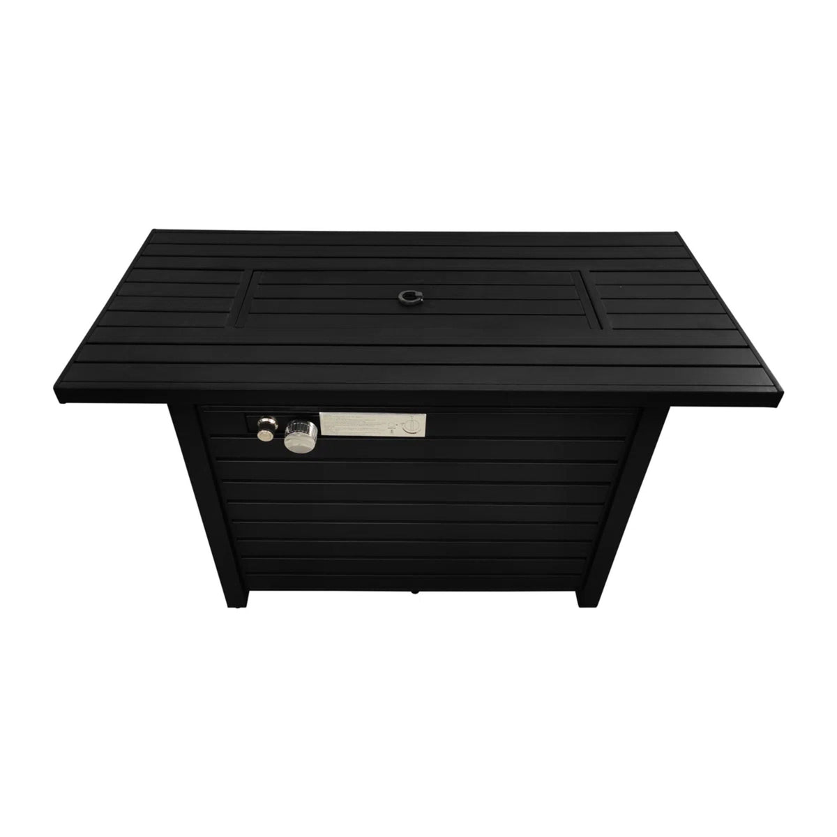 Outdoor Fire Pit Table With Lid Fuel Versatility