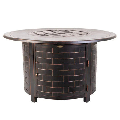 Perissa Woven Aluminum LPG Fire Pit