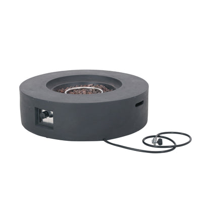 Lightweight Concrete Outdoor Circular Fire Pit